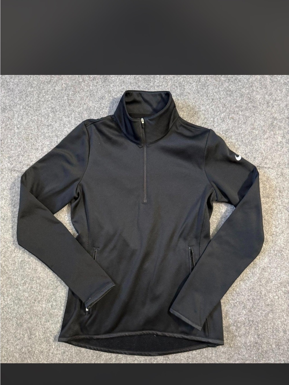 Nike Black Therma-FIT Golf Half-Zip Pullover